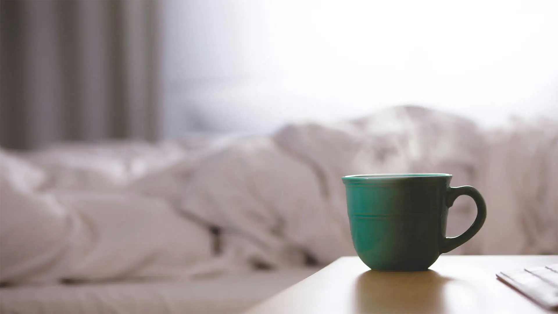 Cup in the Bedroom in the Morning